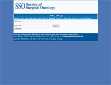 Tablet Screenshot of fellowships.surgonc.org